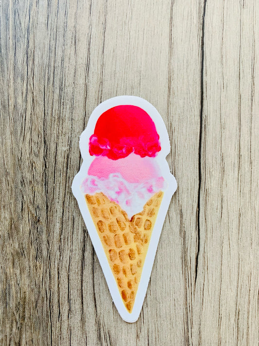 Cool Summer Ice Cream Sticker
