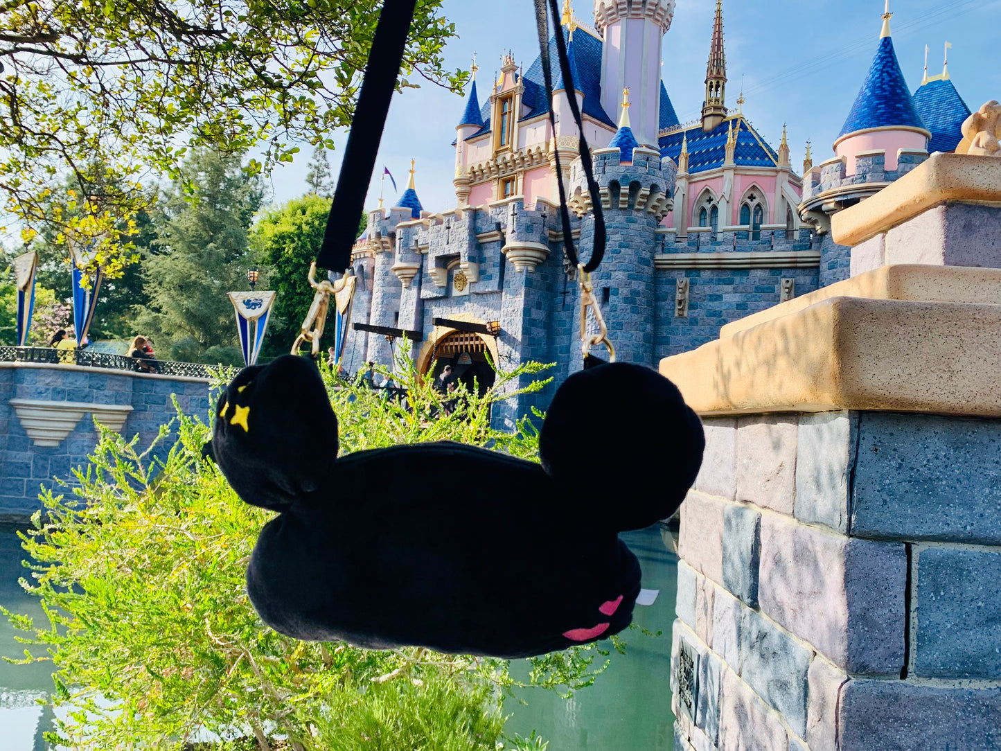 Oh Boy! Mickey Plush Crossbody Bag